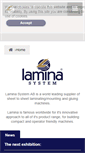Mobile Screenshot of laminasystem.com